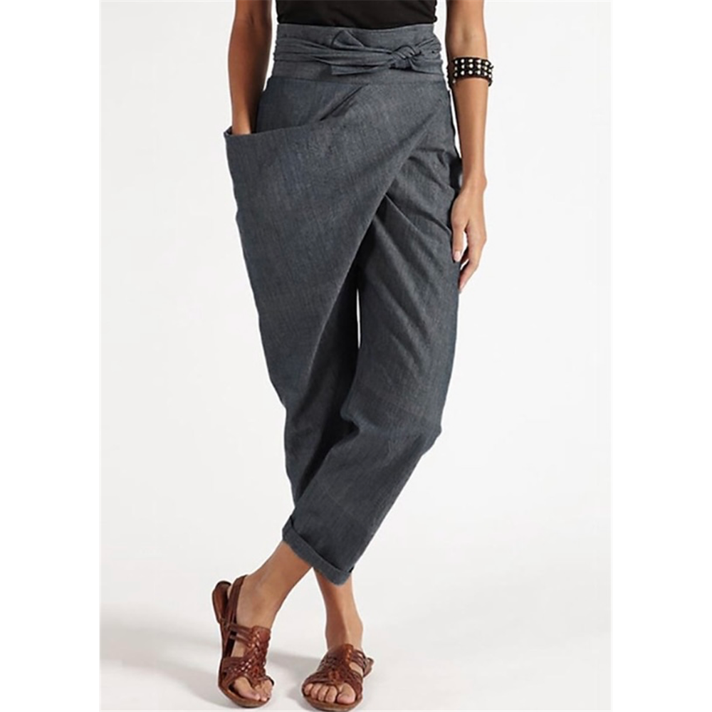 Sive Pantalone Preklop