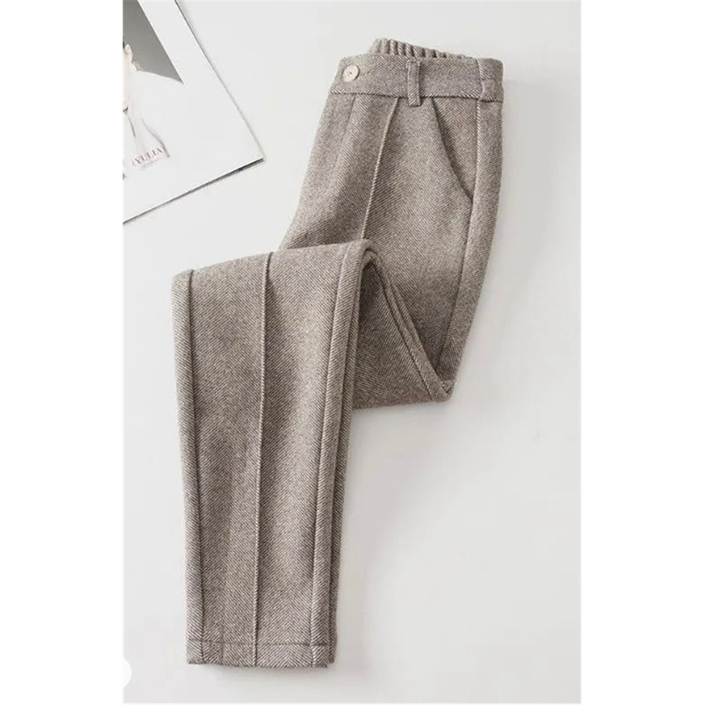 SVETLO BRAON FLANEL PANTALONE