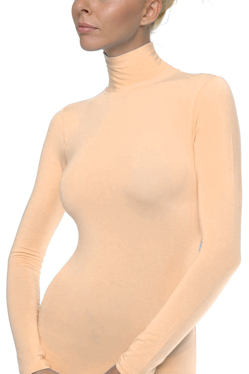 Rolka dug rukav BEIGE TURTLE NECK