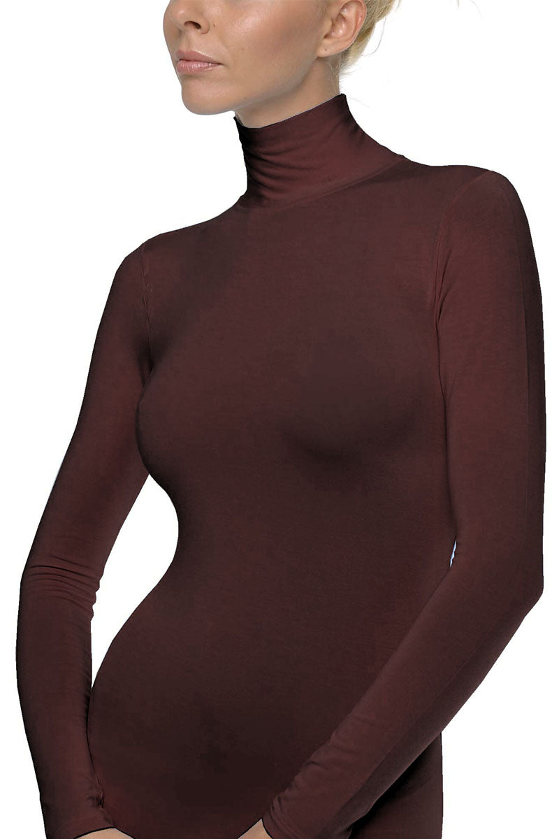 Rolka dug rukav CHOCOLATE TURTLE NECK