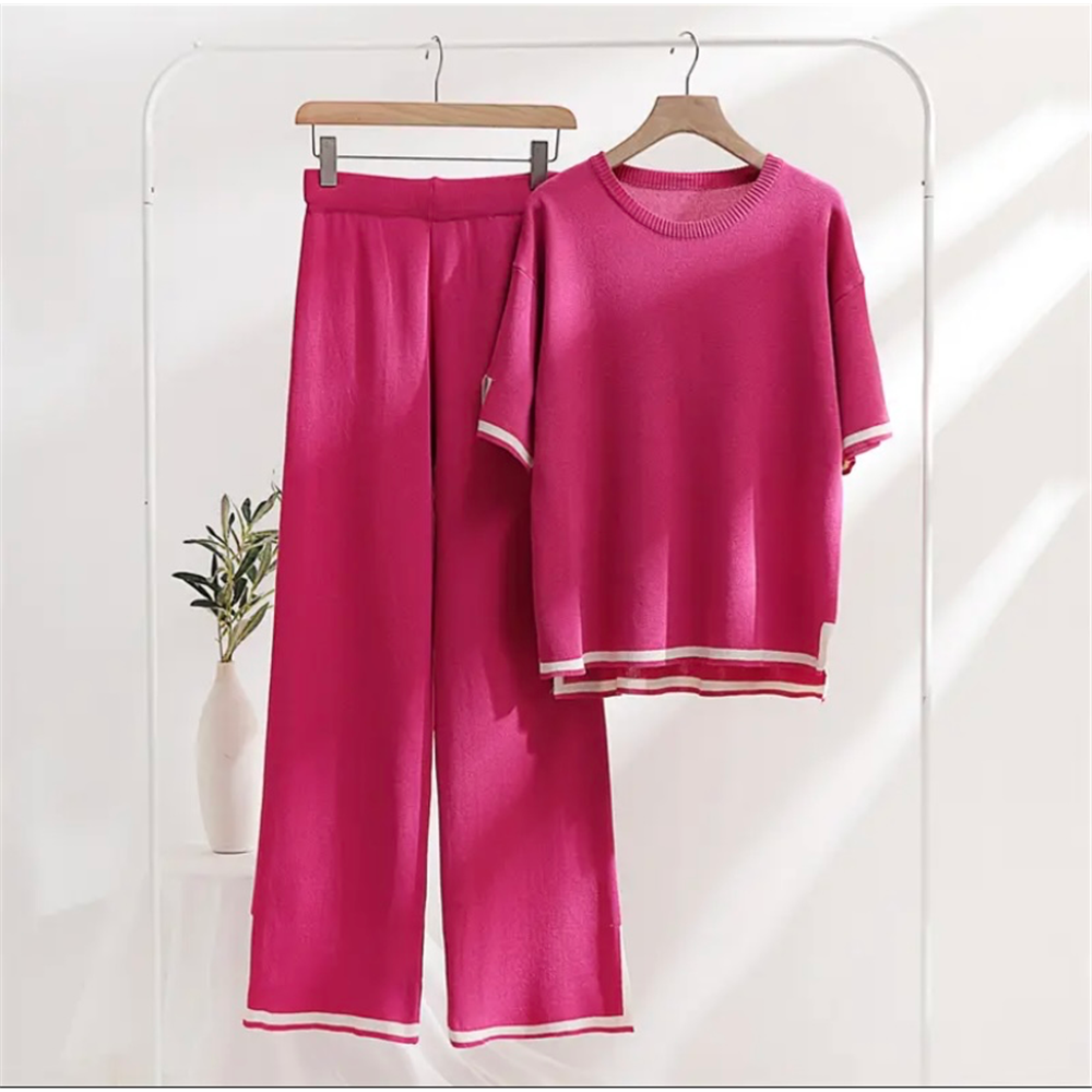 CIKLAMA KOMPLET TRIKOTAŽA - kratak rukav