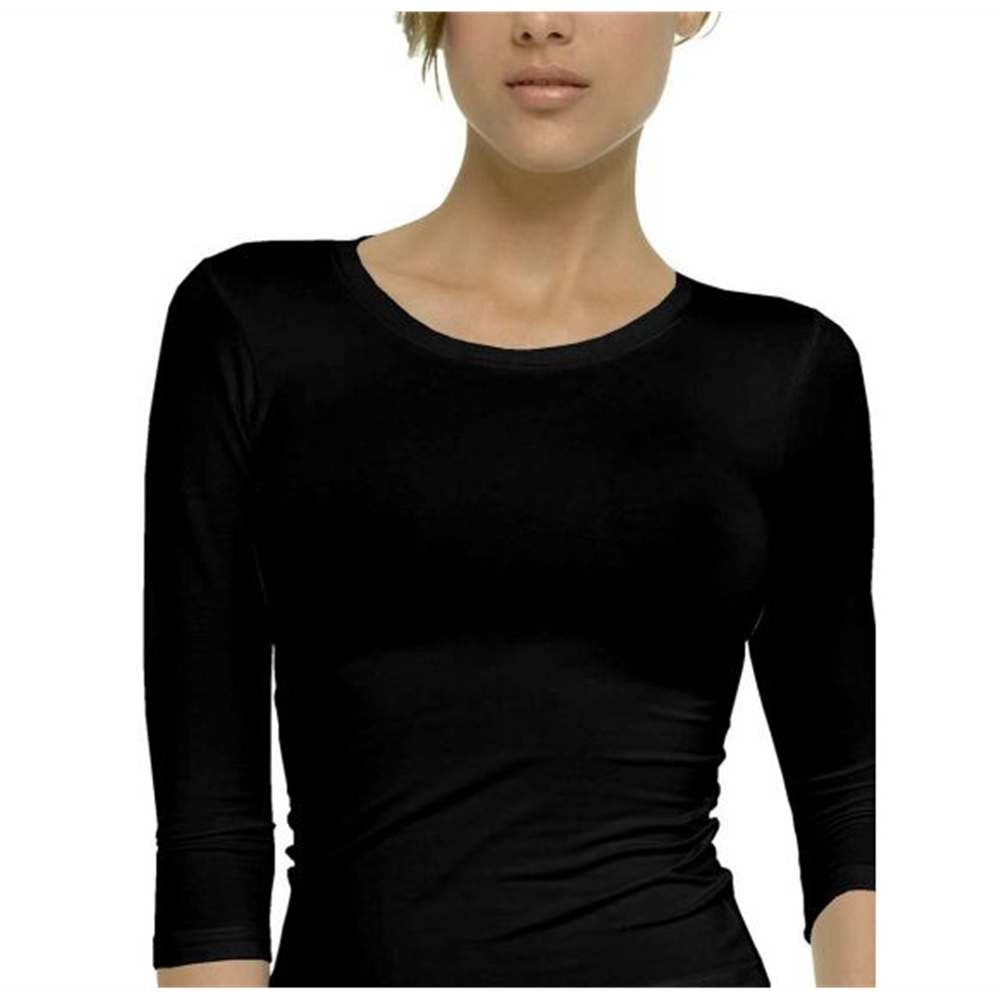 CRNA MAJICA 3/4 RUKAV