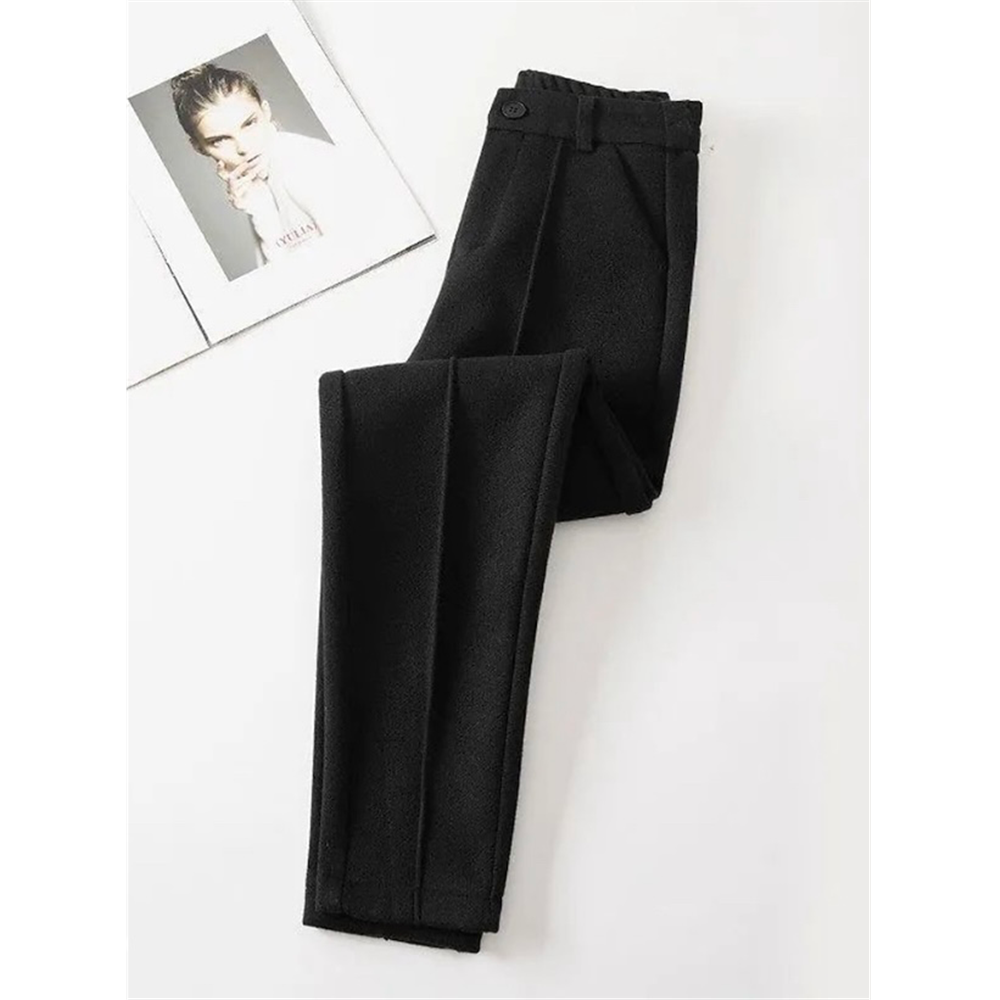 CRNE FLANEL PANTALONE