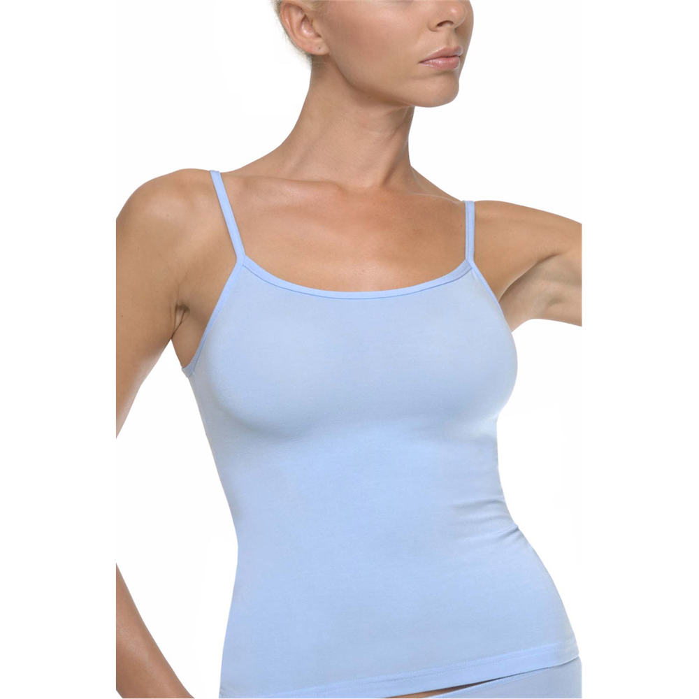 LIGHT BLUE MAJICA USKE BRETELE