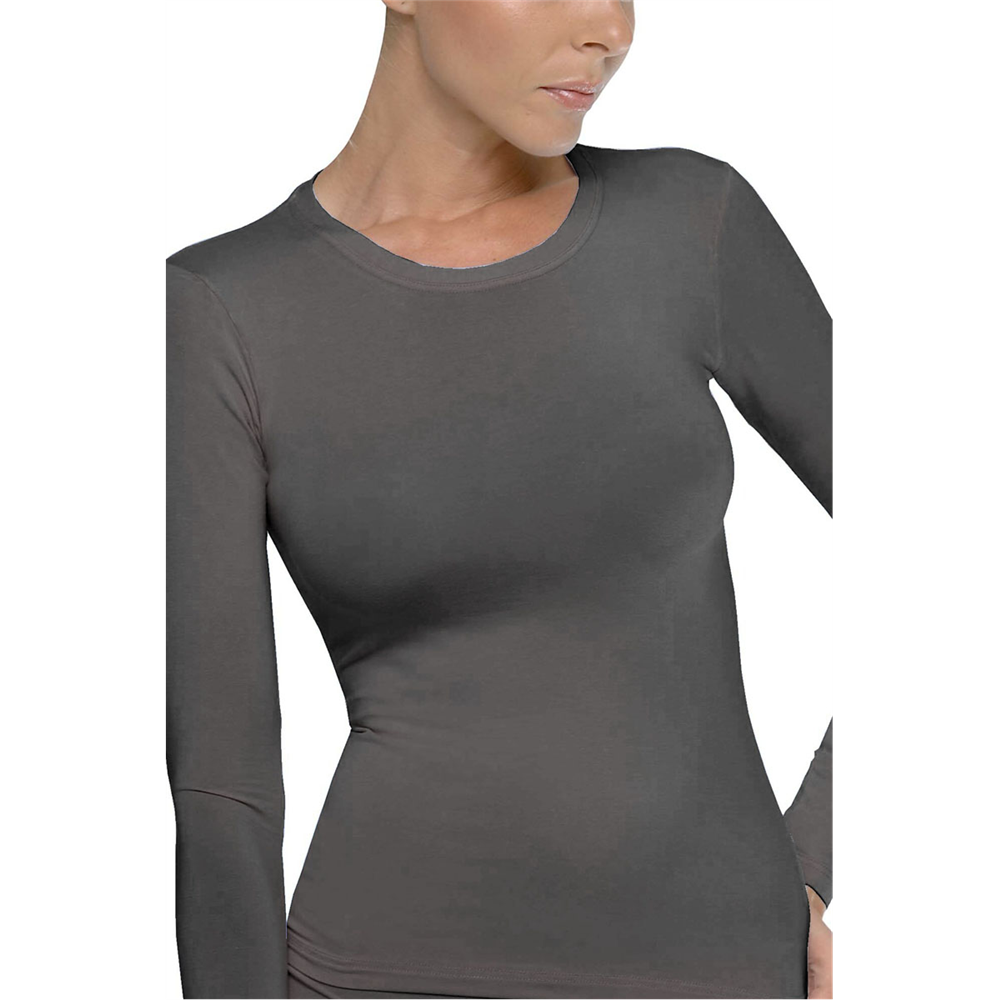Majica dug rukav Basic DARK GREY