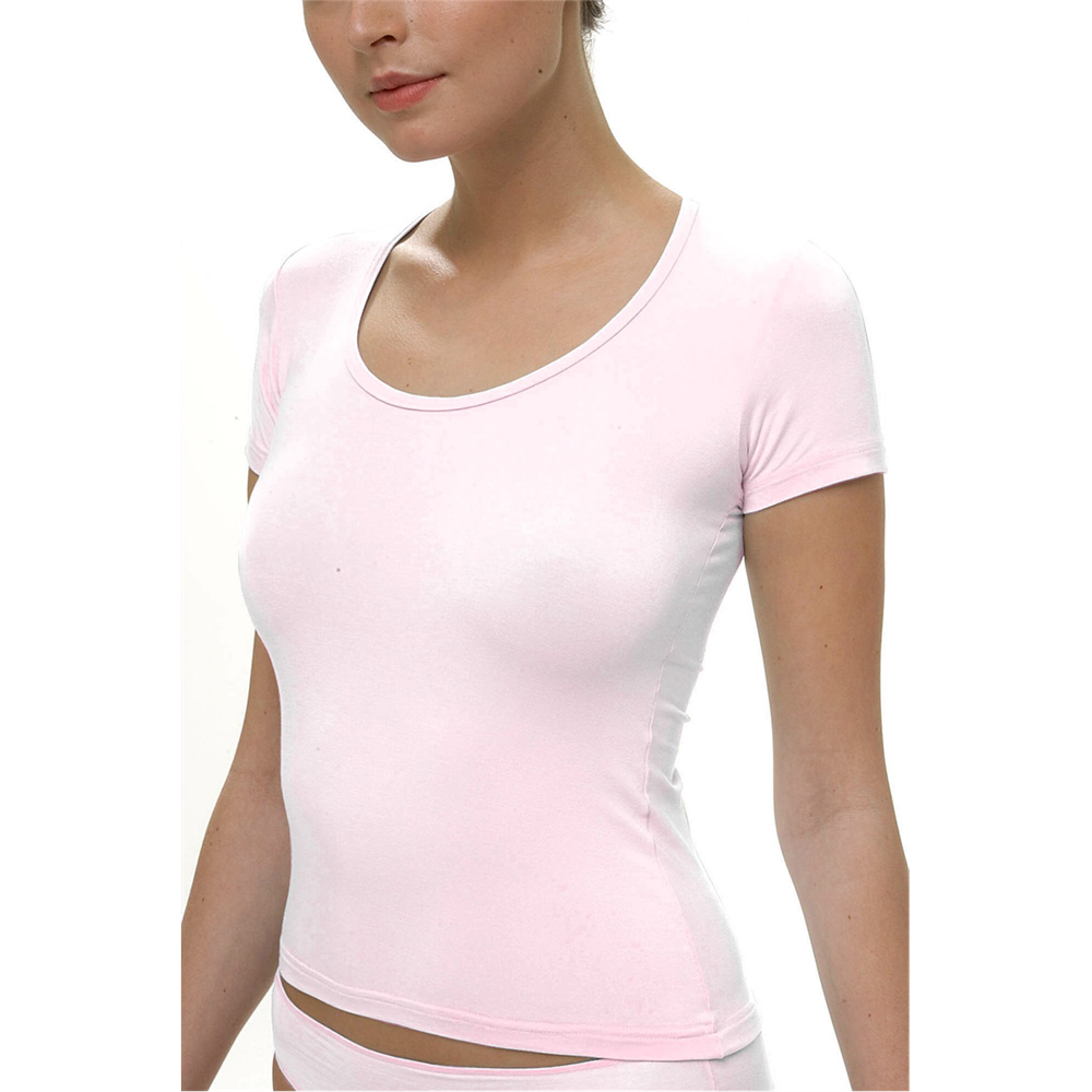 Majica kratak rukav BASIC BABY ROZE