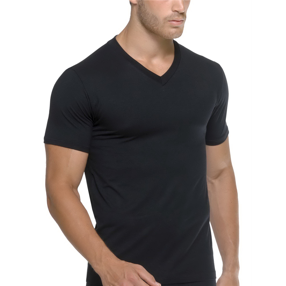 Muska majica V - NECK mikromodal