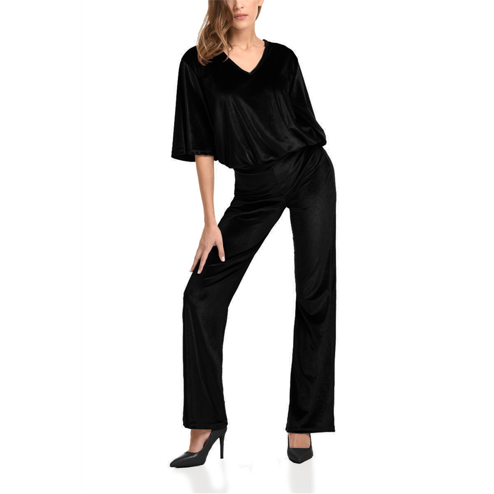 PANTALONE PLIS CRNA