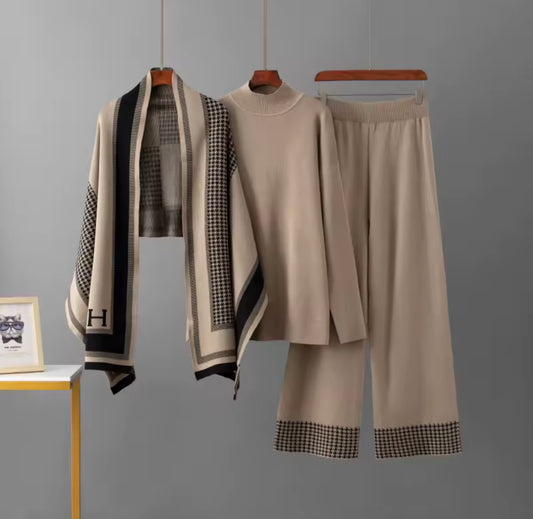 Komplet Kamel braon AGORA