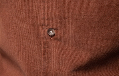 Muška braon somot košulja RENO
