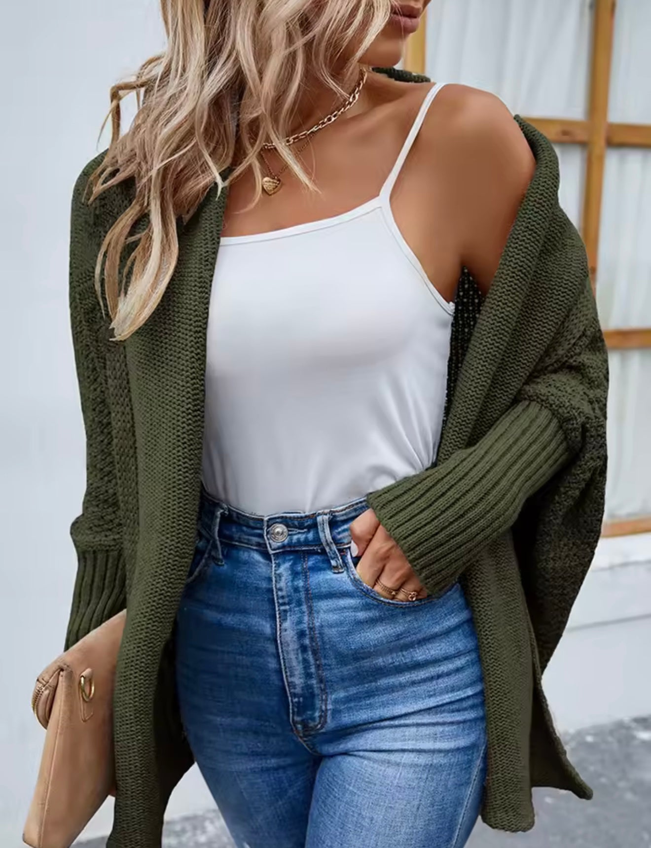 Džemper ANATA - zelena