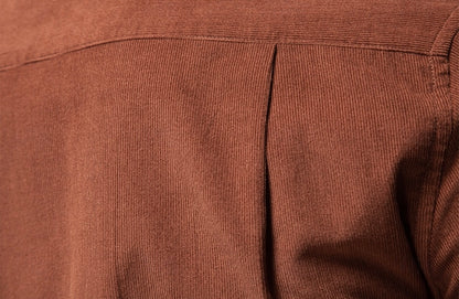 Muška braon somot košulja RENO