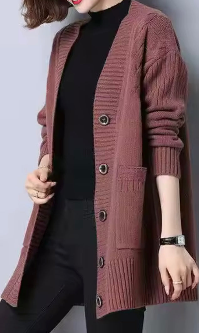 Džemper SANDA - boja cigle