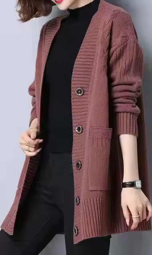 Džemper SANDA - boja cigle