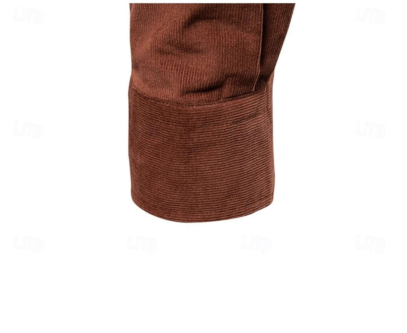 Muška braon somot košulja RENO