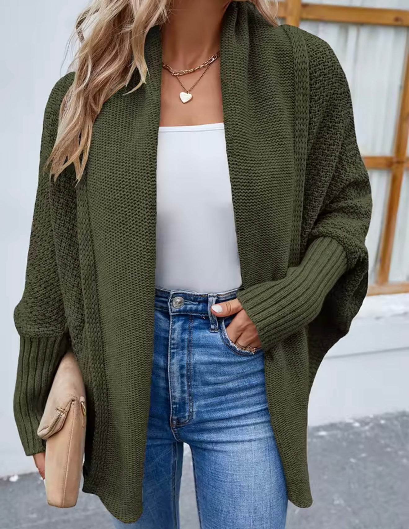 Džemper ANATA - zelena