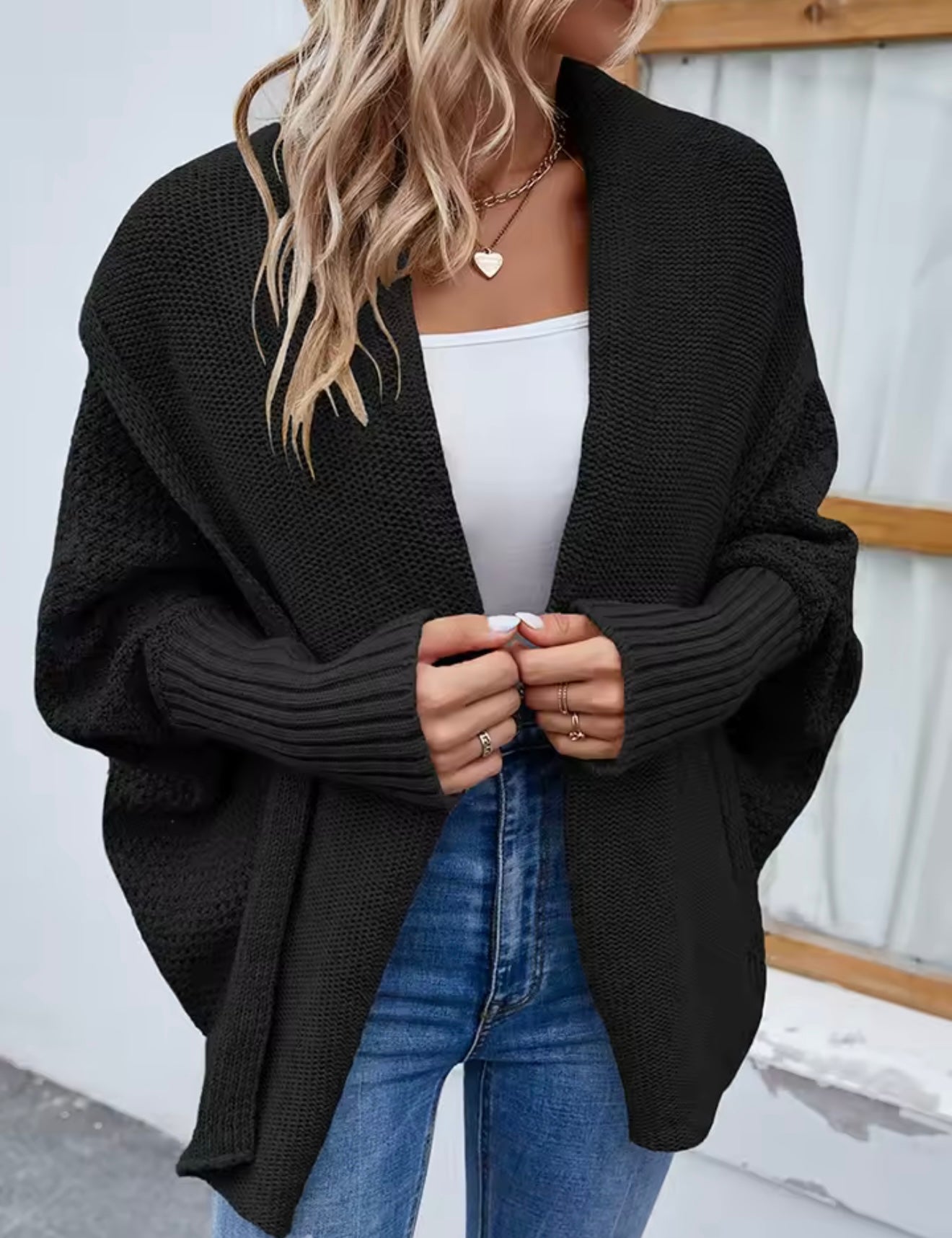 Džemper ANATA - crna