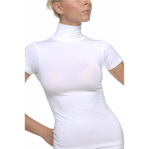 Rolka kratak rukav  WHITE TURTLE NECK