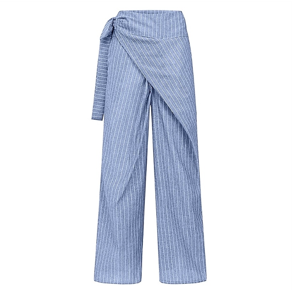 PLAVE PANTALONE PREKLOP Pruge